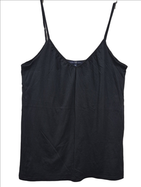GAP Black Classic V-Neck Spaghetti Strap Camisole Size M